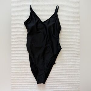 wild fable Black One-Piece Swimwear